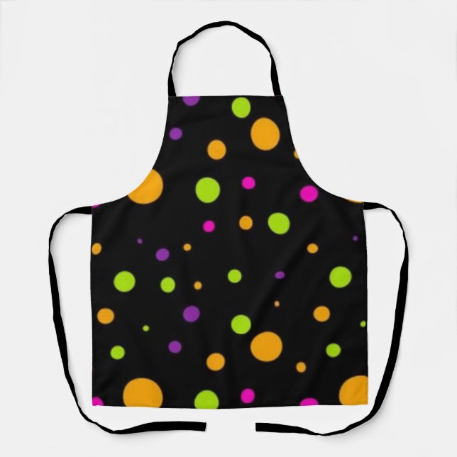 Polka-Punktmuster Schürze (Vorderseite)
