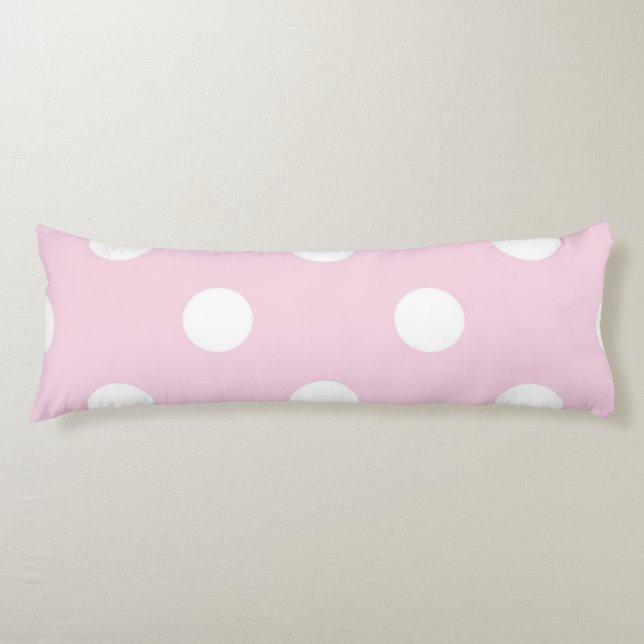 Polka-Punktmuster Seitenschläferkissen (Vorderseite)
