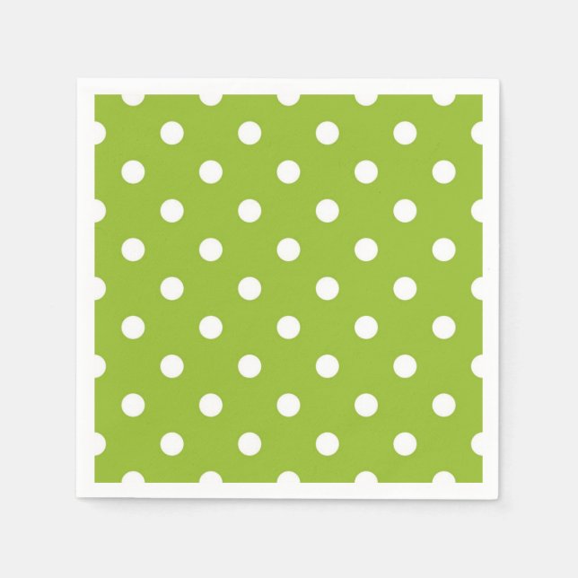 Polka-Punktmuster Serviette (Vorderseite)