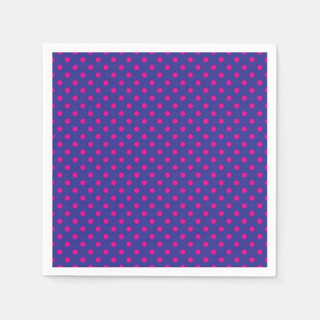 Polka-Punktmuster Serviette (Vorderseite)