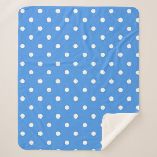 Polka-Punktmuster Sherpadecke