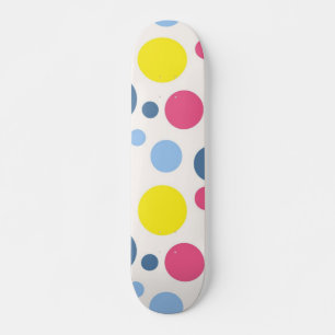 Polka-Punktmuster Skateboard