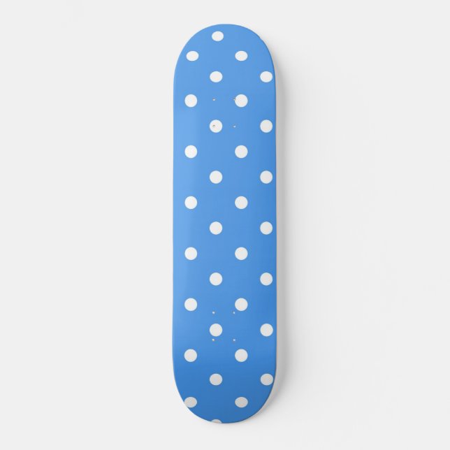 Polka-Punktmuster Skateboard (Vorderseite)