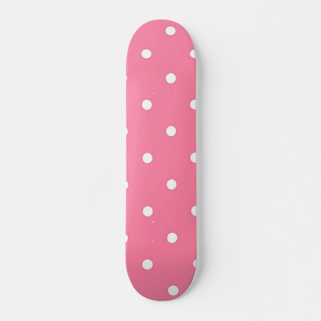Polka-Punktmuster Skateboard (Vorne)