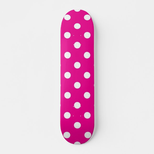 Polka-Punktmuster Skateboard (Vorne)