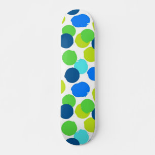Polka-Punktmuster Skateboard