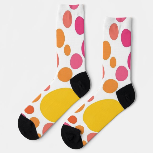Polka-Punktmuster Socken (Linkes Detail)