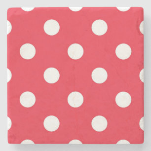Polka-Punktmuster Steinuntersetzer