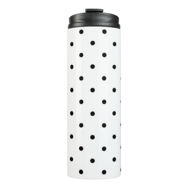 Polka-Punktmuster Thermosbecher (Vorderseite)