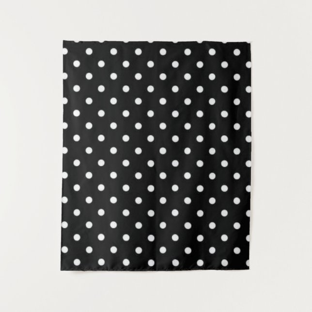 Polka-Punktmuster Wandteppich (Vorderseite)