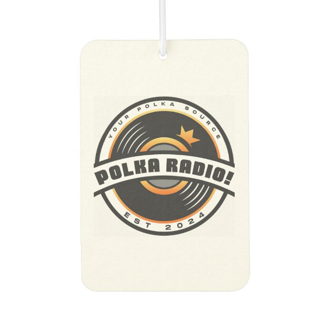 Polka Radio! Air Freshener Autolufterfrischer (Vorderseite)