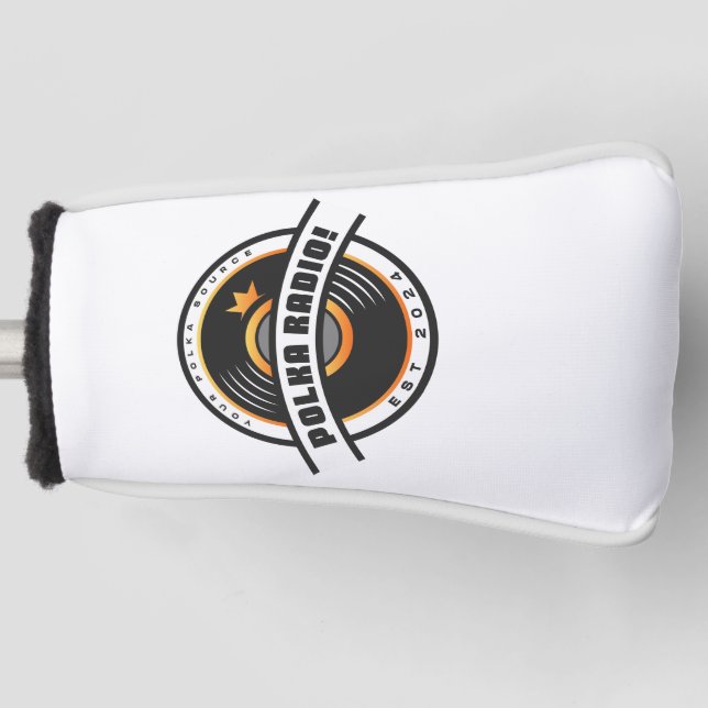 Polka Radio Golf Kopfhaube Headcover (Vorderseite)