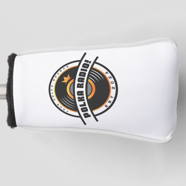 Polka Radio Golf Kopfhaube Headcover (Vorderseite)