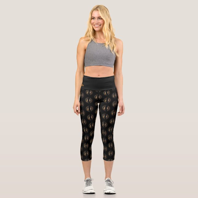 Polka Radio Logo High Waisted Capris (Vorderseite)