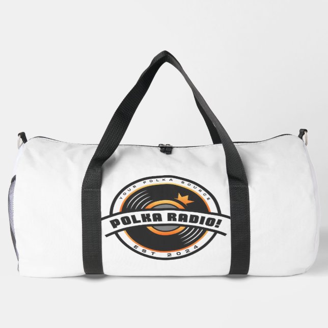 Polka Radio Logo-Tasche Duffle Bag (Rückseite)