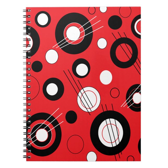 Polka Red Notizblock (Vorderseite)