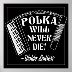 Polka wird niemals Dresdenfans Die Poster
