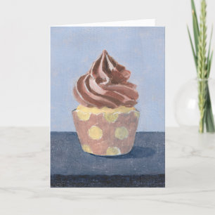 Polkadots Cupcake-Karte Karte