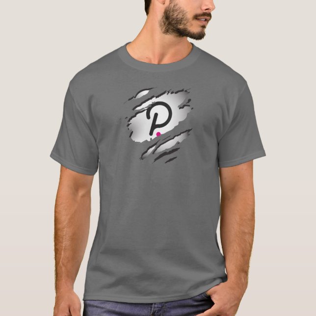 Polkdot Torn Image mit Logo Reveath - T-S T-Shirt (Vorderseite)