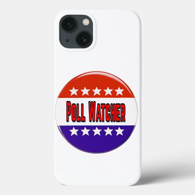 Poll Watcher Case-Mate iPhone Hülle (Rückseite)