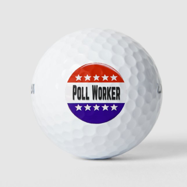 Poll Worker Golfball (Vorderseite)