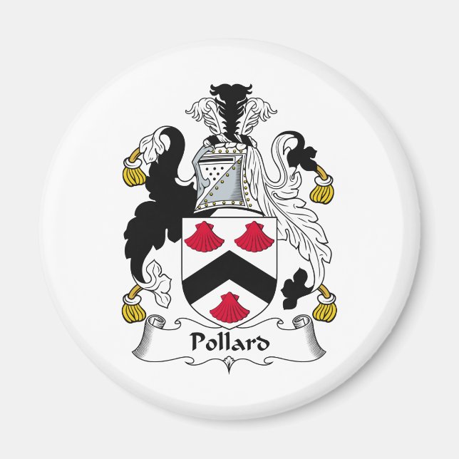Pollard-Familienwappen Magnet (Vorne)