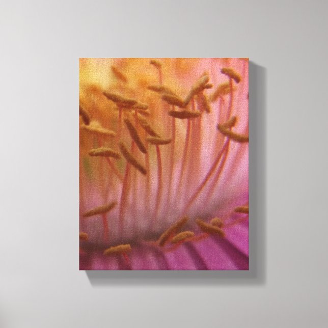 Pollen Blume Leinwand (Vorderseite)