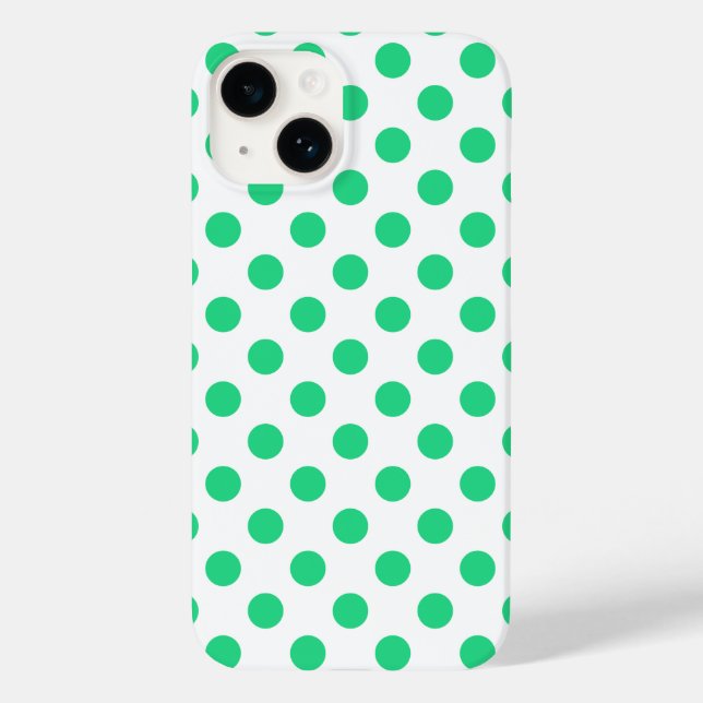 Pollenköpfe aus Grün und Weiß Case-Mate iPhone Hülle (Rückseite)