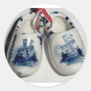 Pollenschuhe Runder Aufkleber