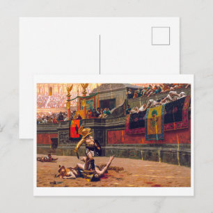 Pollice Verso Jean-Léon Gérôme Postkarte