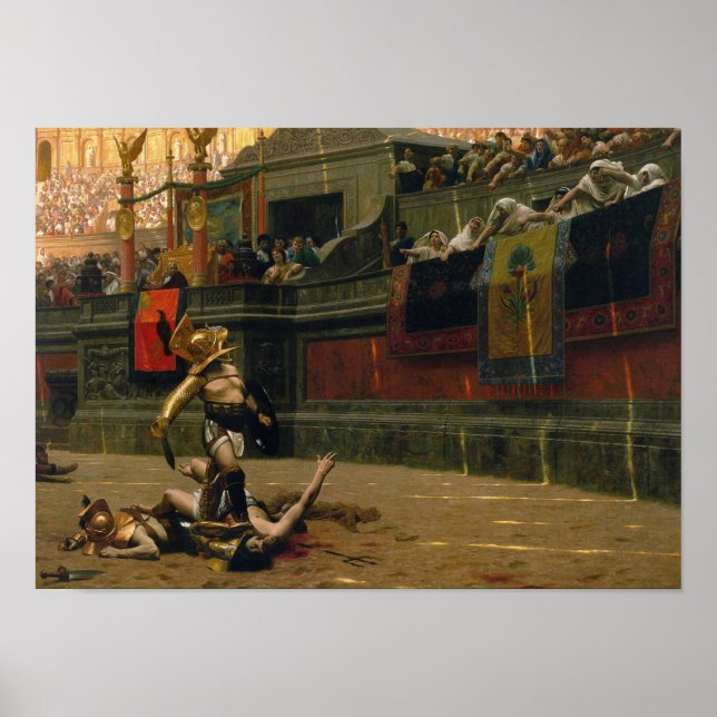 Pollice Verso — mit einem drehbaren Wirbel Poster (Vorne)