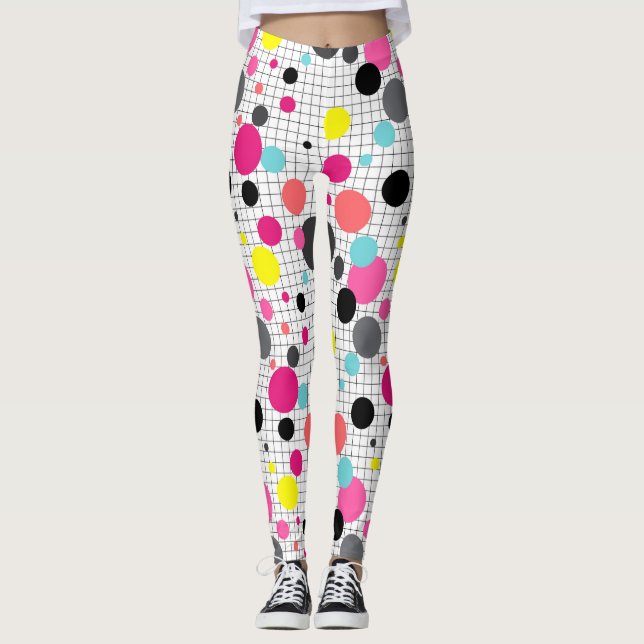 Pollka-Punkte Leggings (Vorderseite)