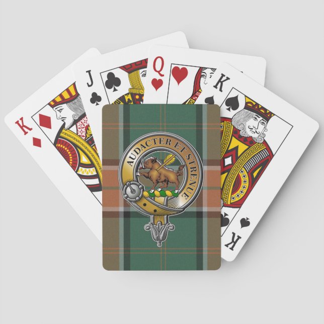 Pollock Tartan & Abzeichen Spielkarten (Rückseite)