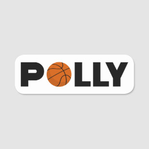 Polly Basketball Namensschild