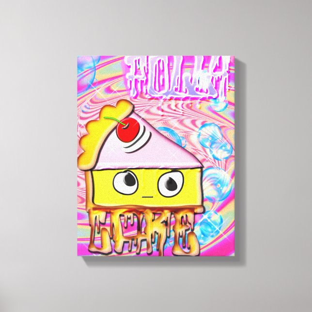 Polly Cake - Tortina - Leinwanddruck (Vorderseite)