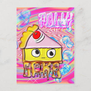 Polly Cake - Tortina - Postkarte