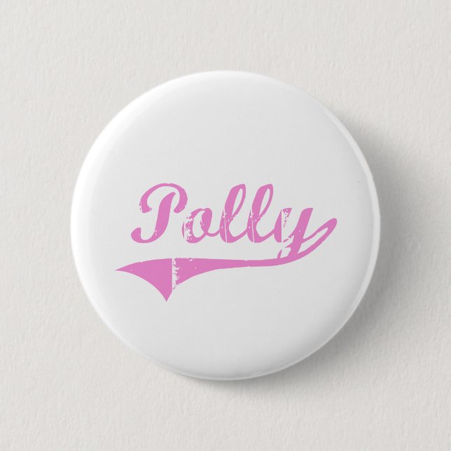 Polly klassischer Art-Name Button (Vorderseite)