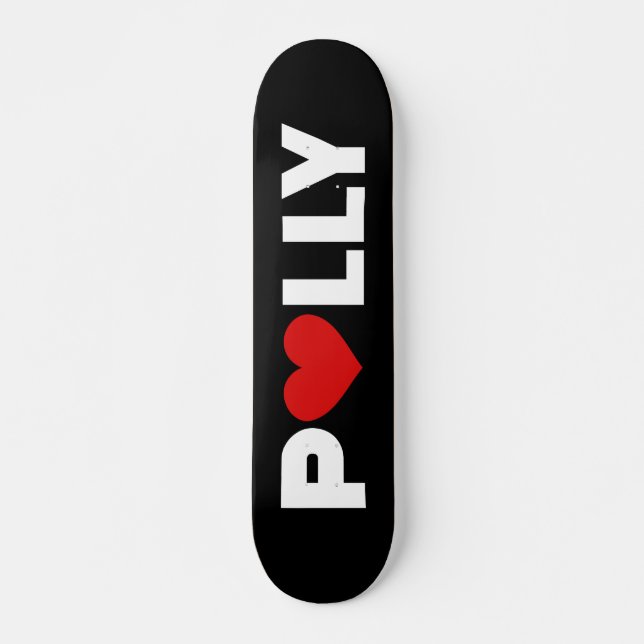 Polly Liebe Skateboard (Vorne)