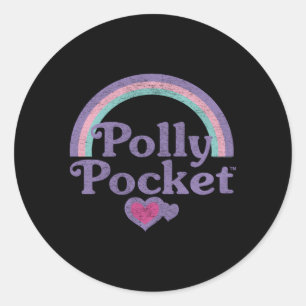Polly Pocket Rainbows Runder Aufkleber