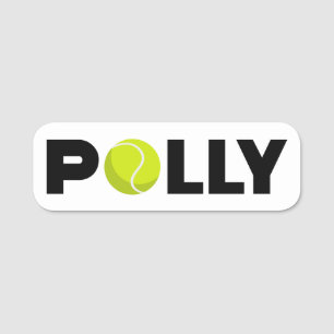 Polly Tennis Namensschild