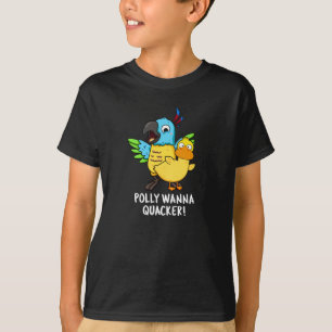 Polly Wanna Quacker Funny Animal Pub T-Shirt