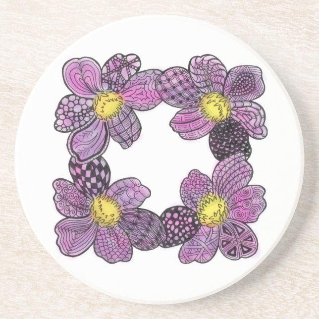 Pollywollodles Sandstein Untersetzer (Vorne)