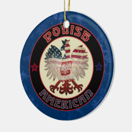 Polnisch Amerika Adler Weihnachtsschmuck