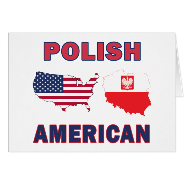 Polnisch-Amerikanische Karte (Vorderseite (Horizontal))