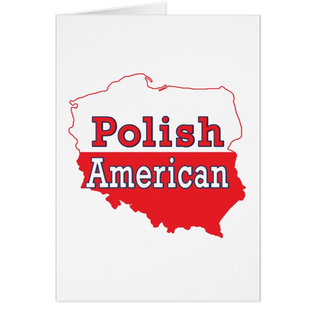 Polnisch-Amerikanische Karte (Vorne)