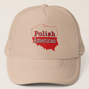 Polnisch-Amerikanische Karte Truckerkappe