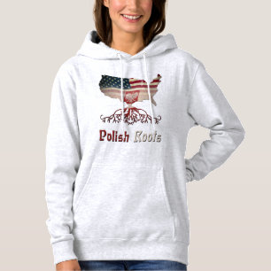 Polnisch-Amerikanische Wurzeln Hoodie