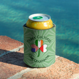 Polnisch-Amerikanisches Kleeblatt-Fahne Personalis Dosenkühler