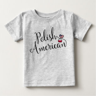 Polnisch amerikanisches T-Shirt für Herzklopfen