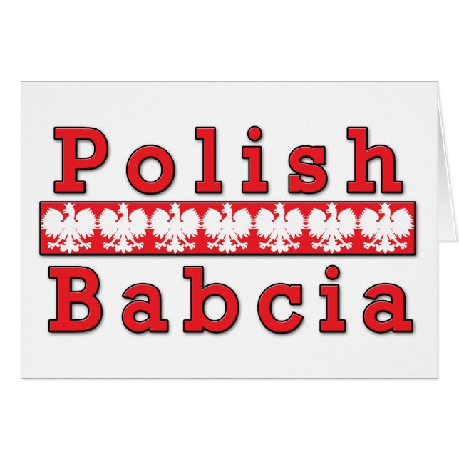 Polnisch Babcia Eagles (Vorderseite (Horizontal))